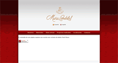 Desktop Screenshot of mariacandelas.com