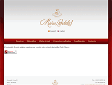 Tablet Screenshot of mariacandelas.com